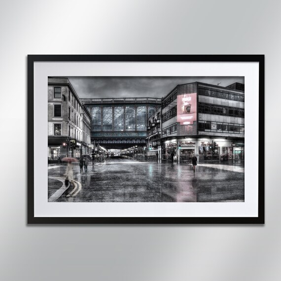 Central Station Glasgow Signed Print Architecture Wall Art Cityscape Photography