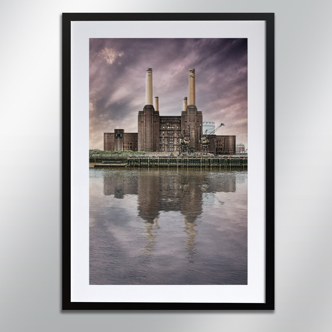 London Battersea Power Station Signed Art Print