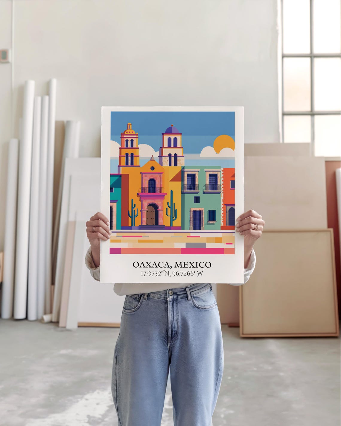 Oaxaca Art Retro Travel Mexico Home Decor Gift Prints Housewarming - Image 6
