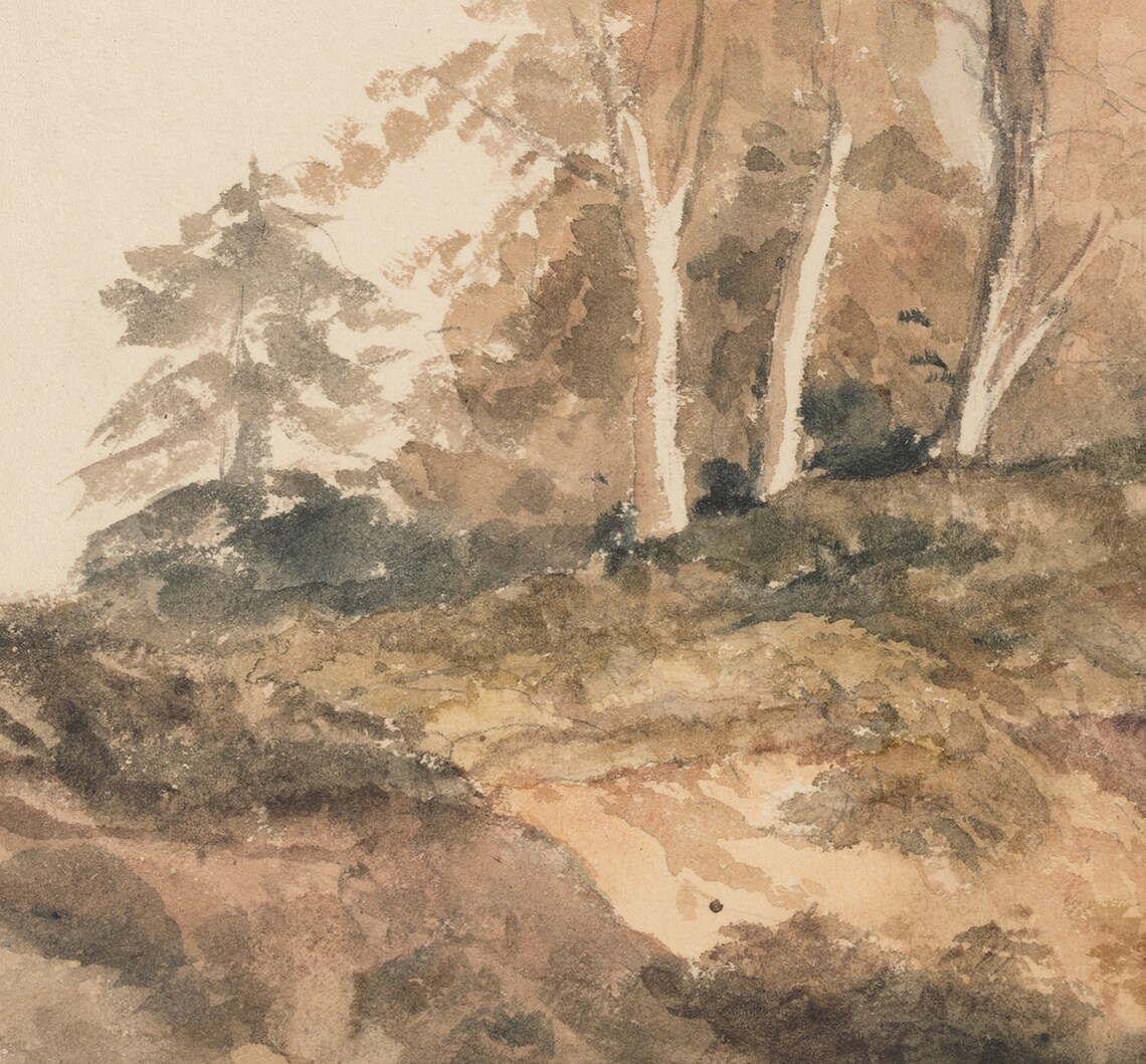 Autumn Landscape Painting, Vintage Art Print - Image 3