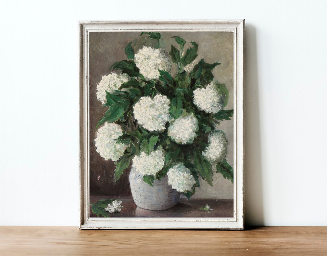 Hydrangea Painting, Vintage Botanical Art Print - Image 3