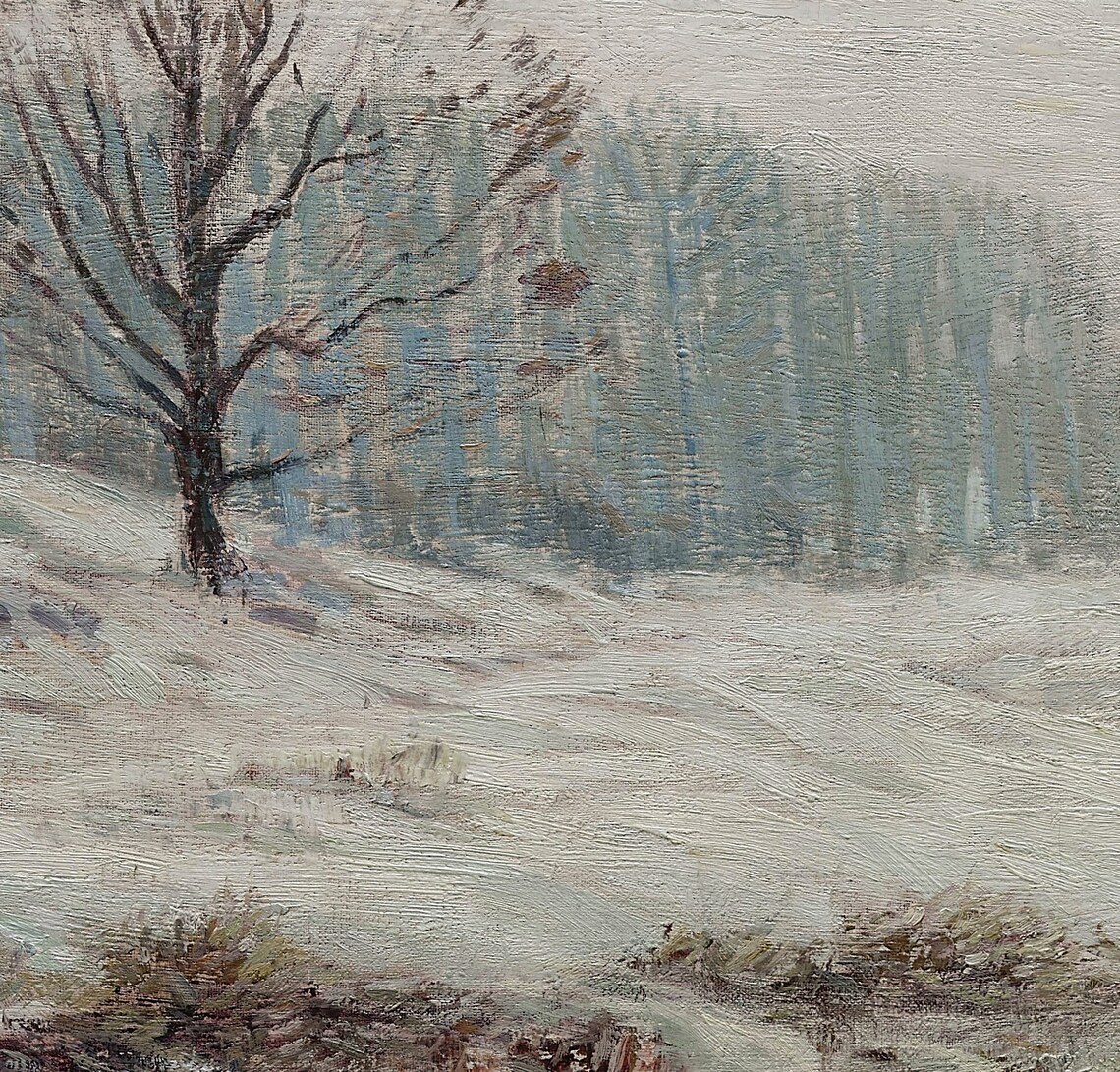 Winter Landscape - Rustic Cabin Art - Image 3