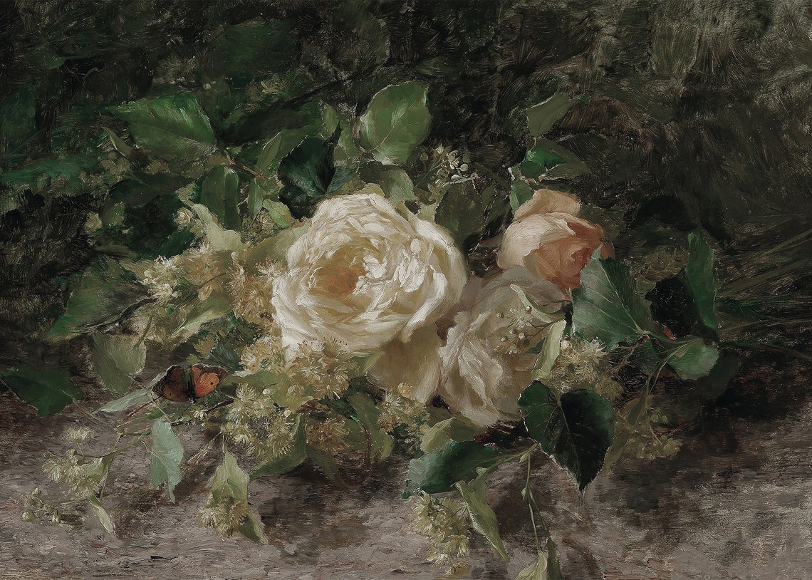 Vintage Floral Still Life Botanical Art Print - Image 3