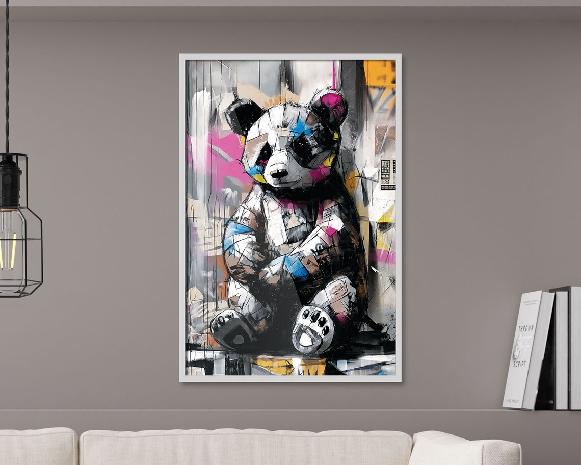 Graffiti Panda, Urban Style Abstract Illustration