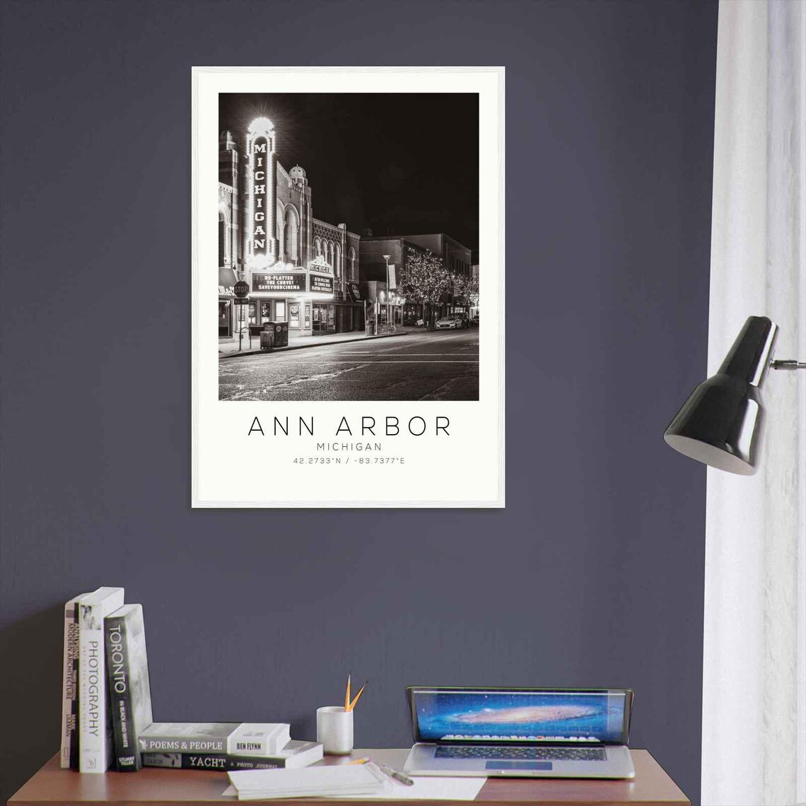 Ann Arbor, Michigan Minimalist Travel Poster - Image 3