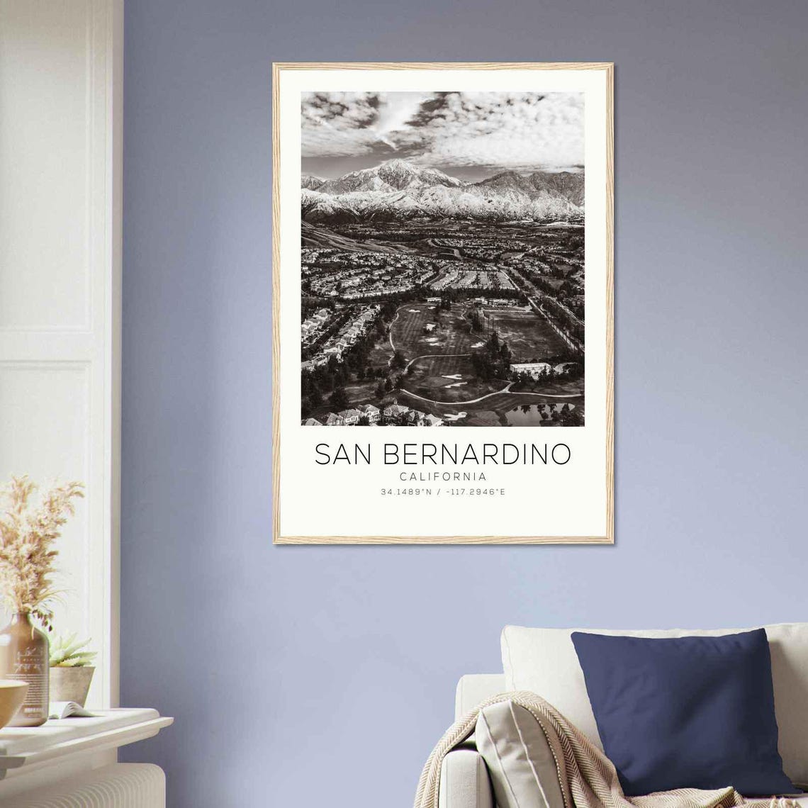 San Bernardino California Photo Travel Poster San Bernardino Travel Print Minimalist Travel Print Ds2 - Image 2