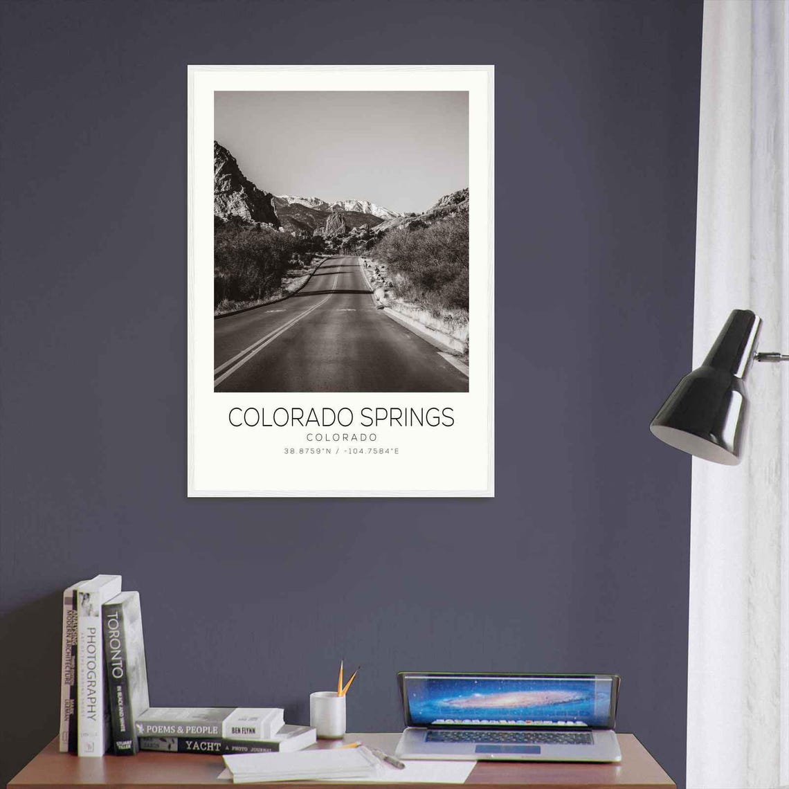 Colorado Springs Colorado Photo Travel Poster Colorado Springs Colorado Travel Print Minimalist Travel Print Ds1 - Image 3