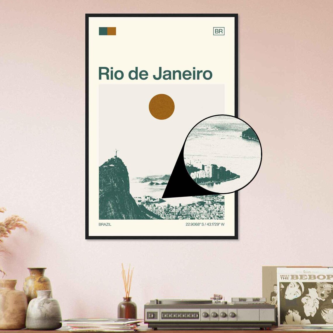 Rio De Janeiro Brazil Minimalist Travel Poster - Image 4