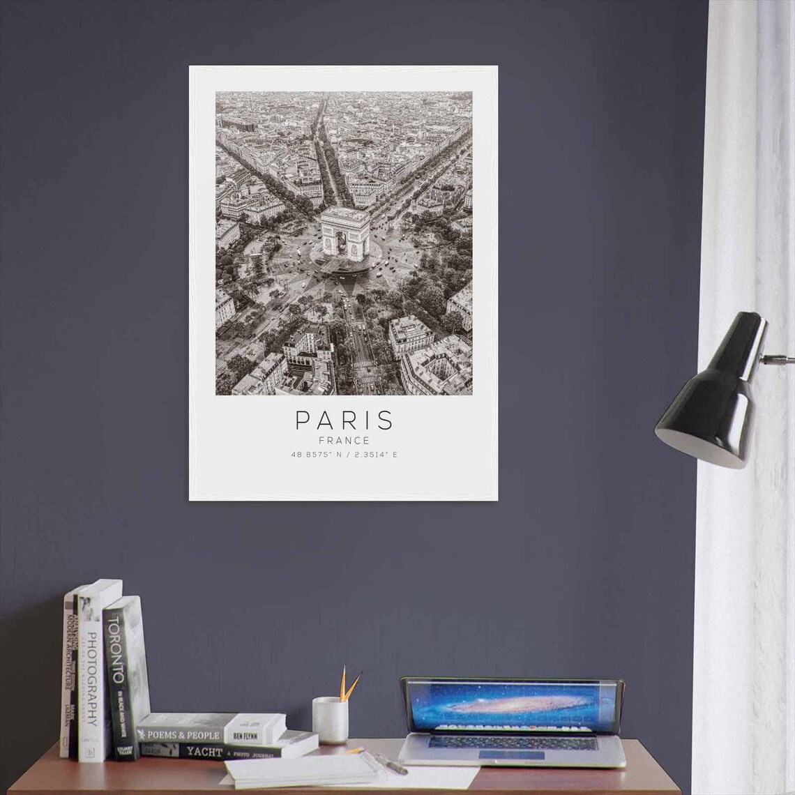 Paris France Minimalist Travel Poster, Travel Print - Image 3