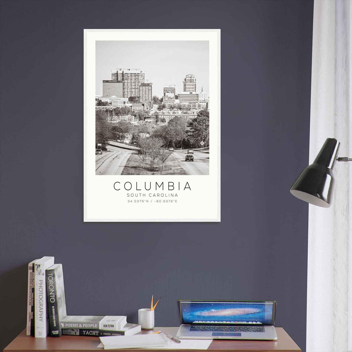 Columbia South Carolina Downtown Skyline Highway Photo Poster - Image 3