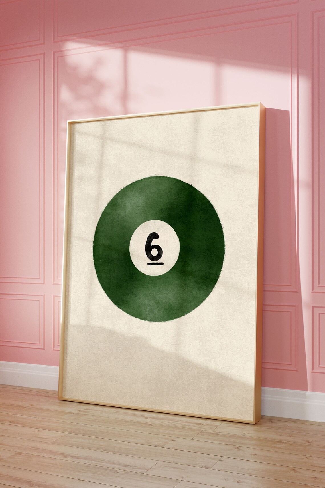 6 Ball Retro Print, Bar Cart Wall Art - Image 2