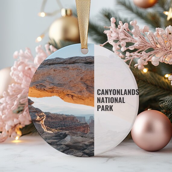 Canyonlands National Park Rock Arch Photo Christmas Ornament Poster