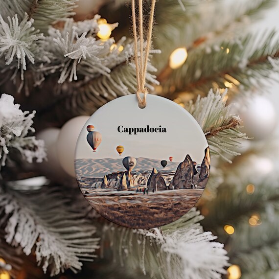 Cappadocia Turkey Hot Air Balloons Fairy Chimneys Travel Poster