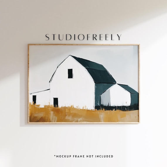 Modern Barn, Minimalist Farmhouse Decor