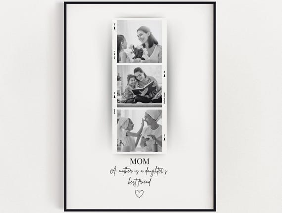 Personalised Mom Photo Print Wall Art Gift Custom With Mothers Day