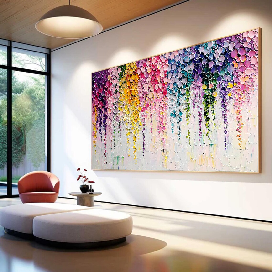 Abstract Floral Blossom Art Print, Modern Boho - Image 4