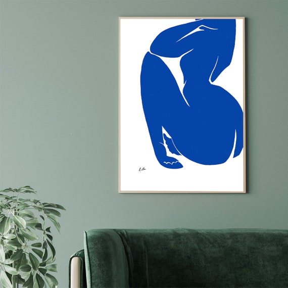Nude Poster Matisse Inspired Minimalist Poster Abstract Art By Michelle Macnamara Fine Art Print On Museum Quality Paper