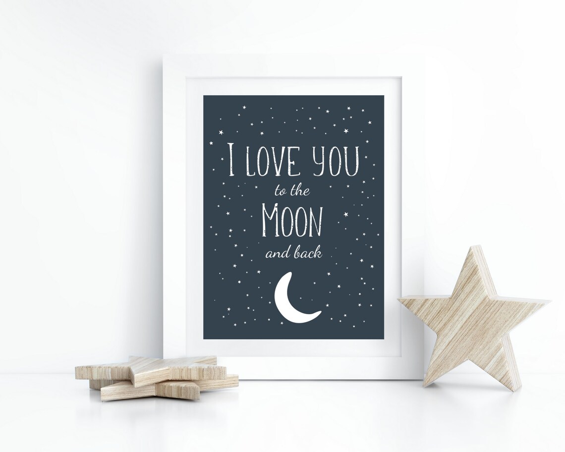 Space Nursery Baby Boy Room Decor, Outer Space Poster - Image 3