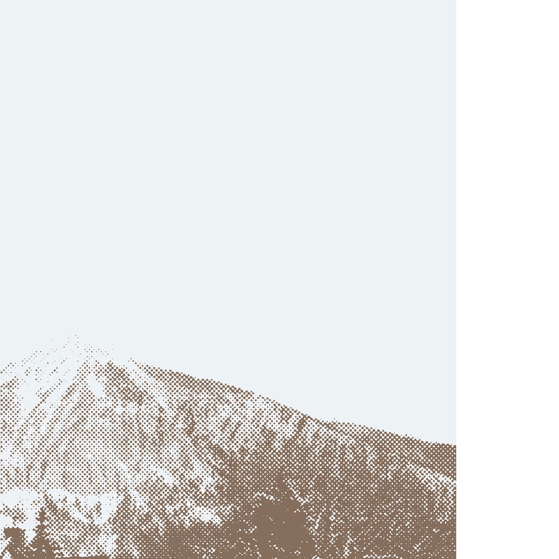 Crested Butte Colorado Winter Town Minimalist Art Print - Image 2