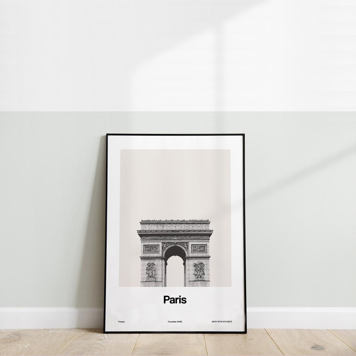 Paris Arc De Triomphe Minimalist Travel Poster - Image 3