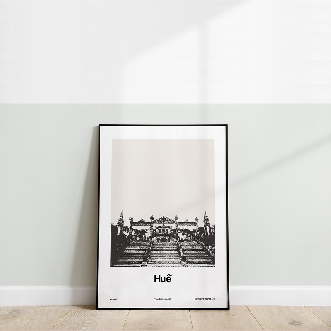 Hue City, Emperor Khi Nh Tomb Vietnam Travel Poster - Image 2