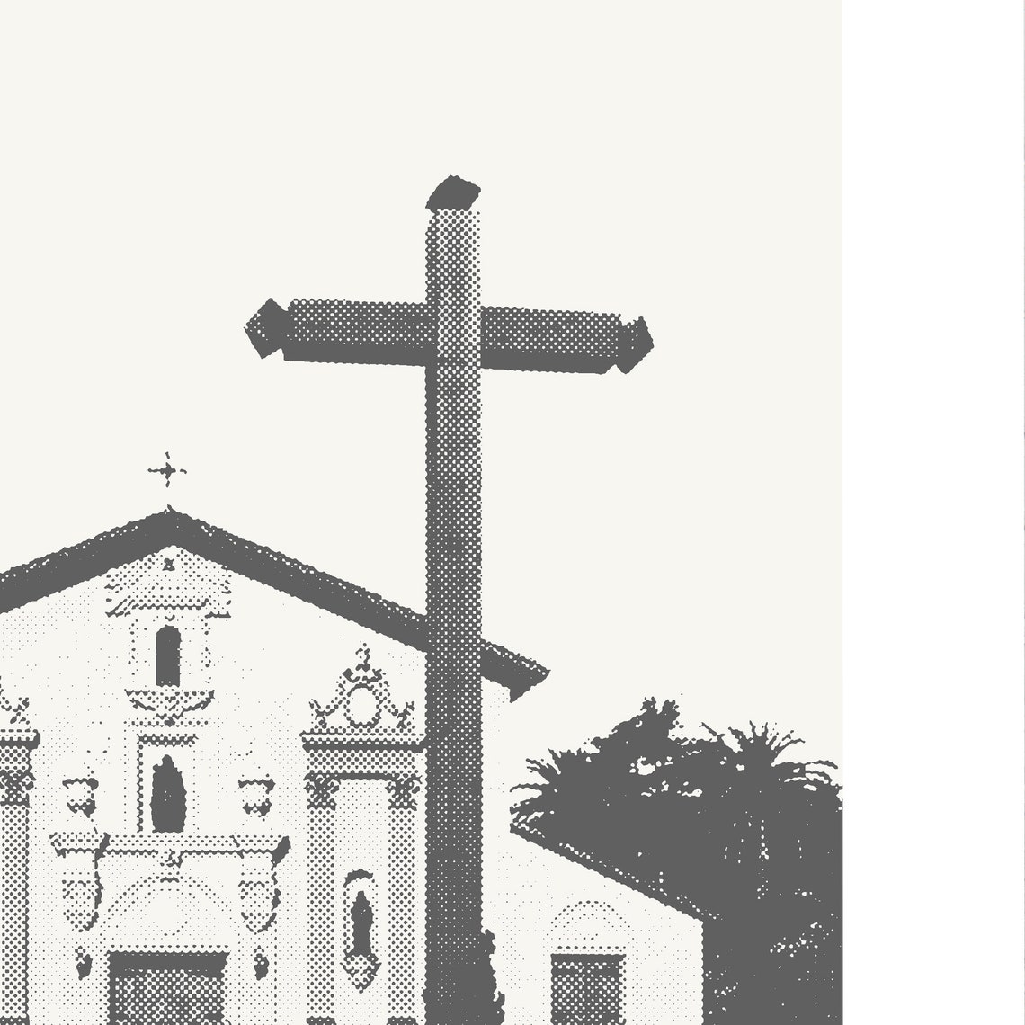 Santa Clara Print, Mission Santa Clara De Asis Poster - Image 2