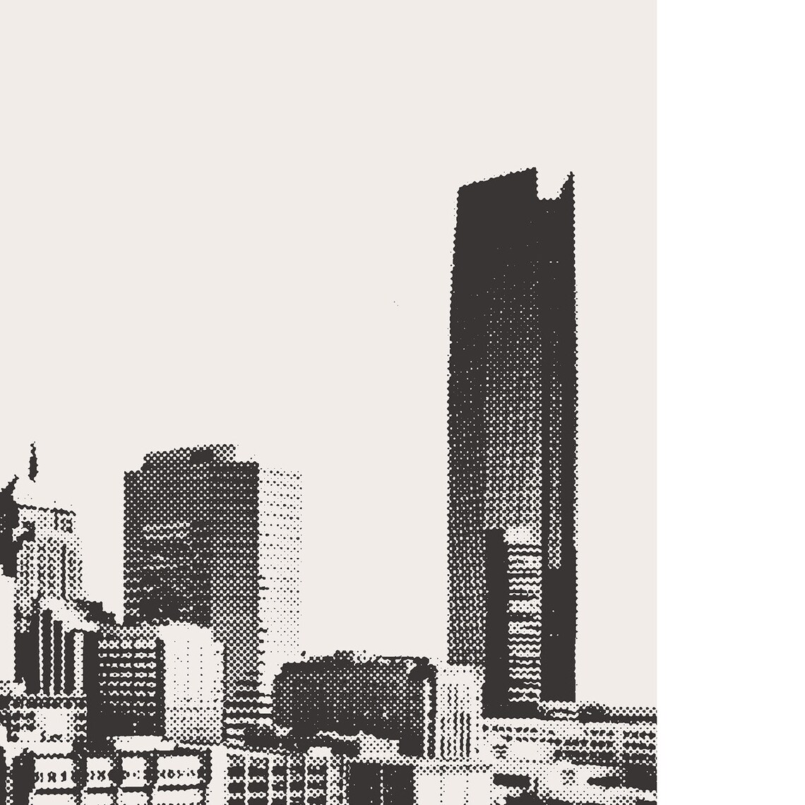 Oklahoma City Skyline, Minimalist City Poster Print - Image 2