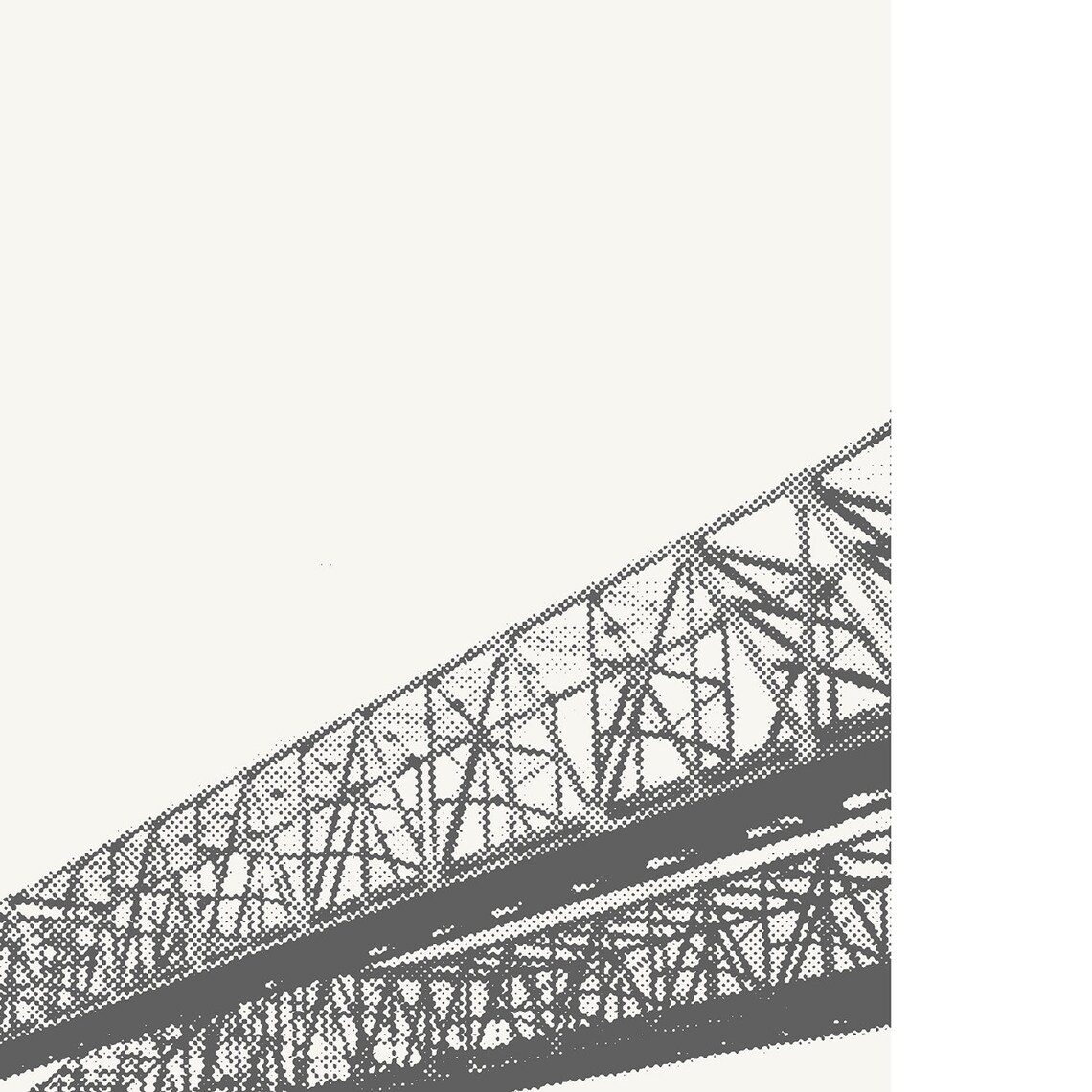 New Orleans Crescent City Connection Minimalist Travel Poster - Image 2