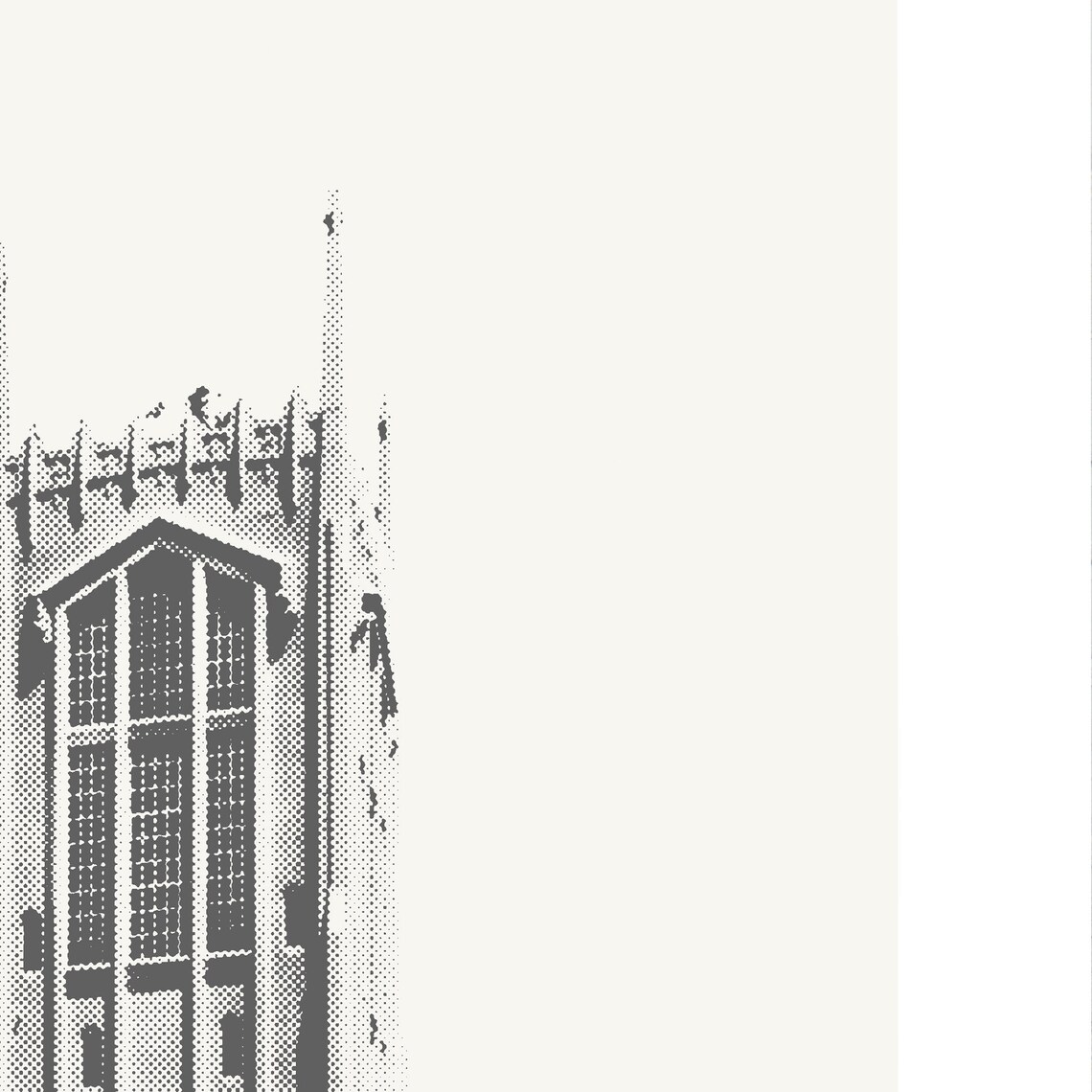 Stockton CA Burns Tower Minimalist City Art Print - Image 3