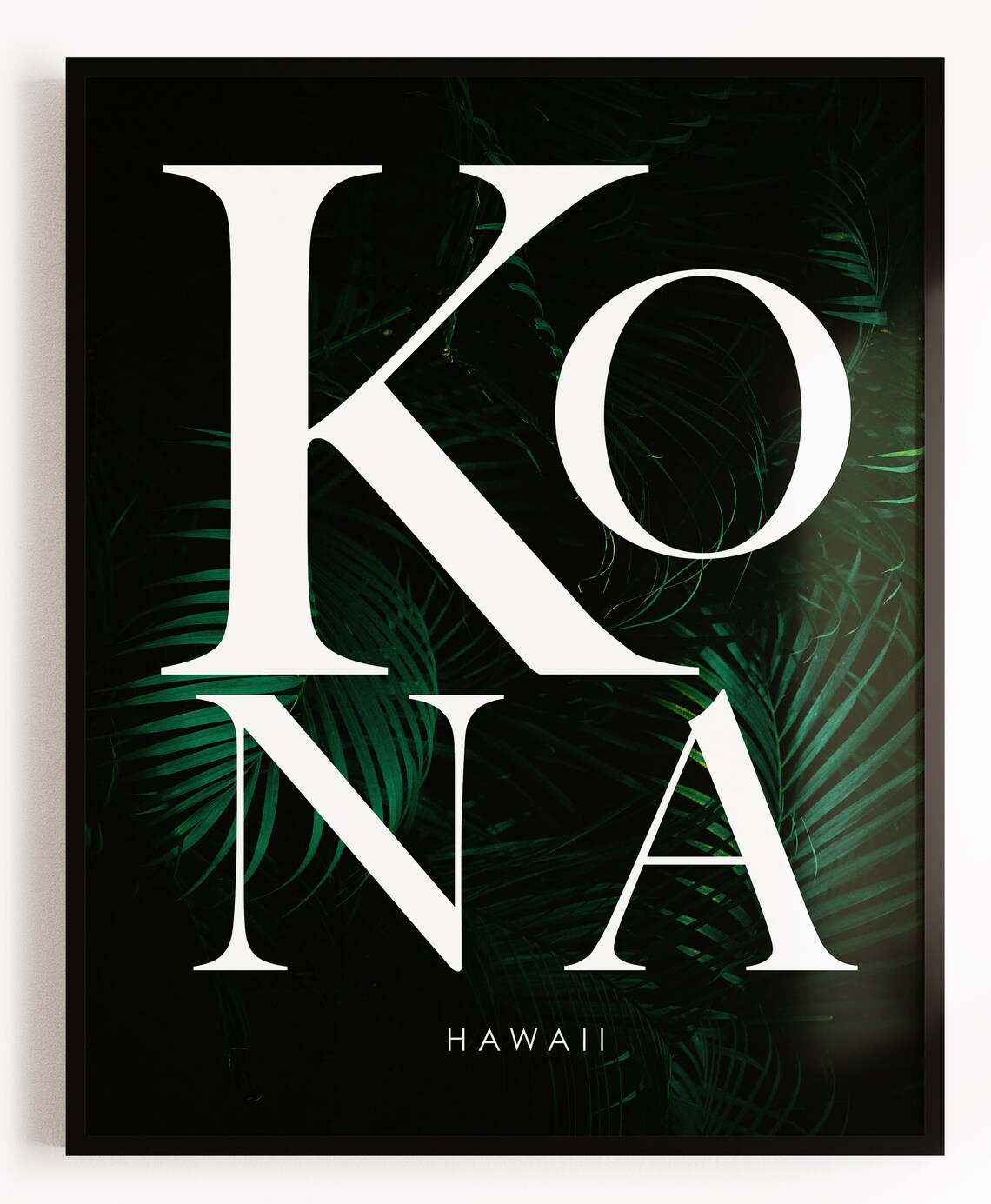 Kona Hawaii Travel Poster, Ocean & Beach Art Print - Image 3