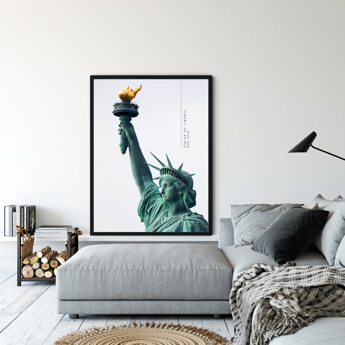 Statue Of Liberty New York Golden Torch Close Up Color Poster - Image 5