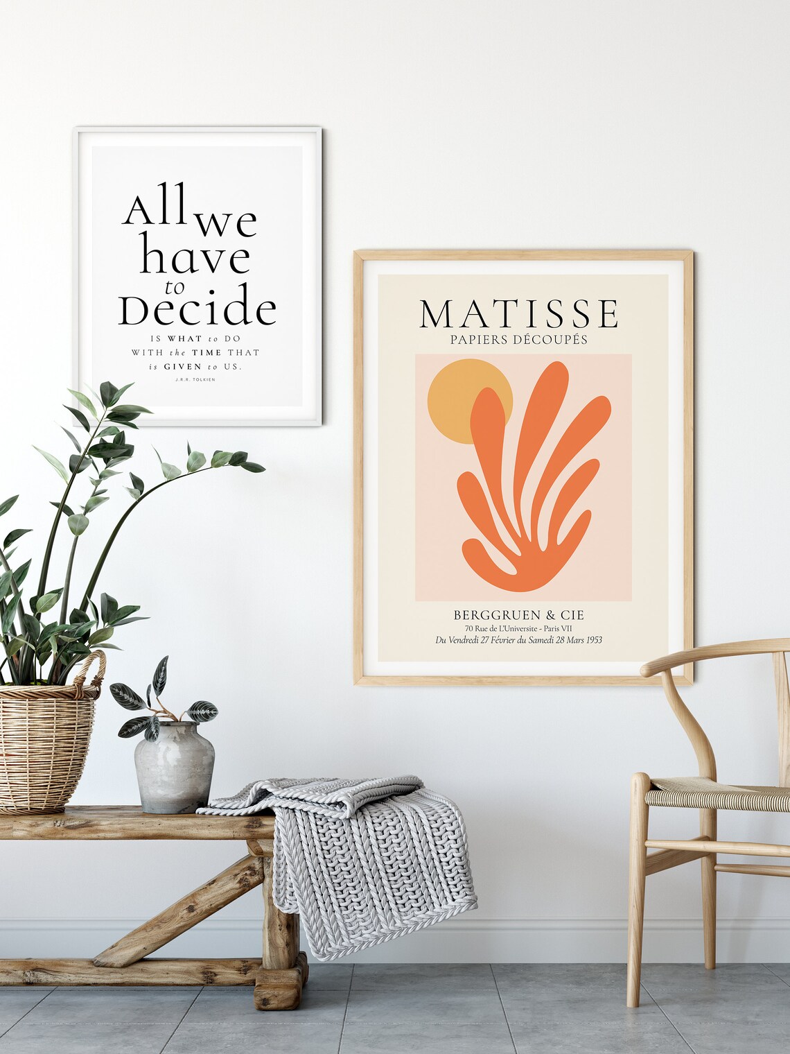 Henri Matisse Papiers Decoupes Orange Abstract Exhibition Art Poster - Image 3