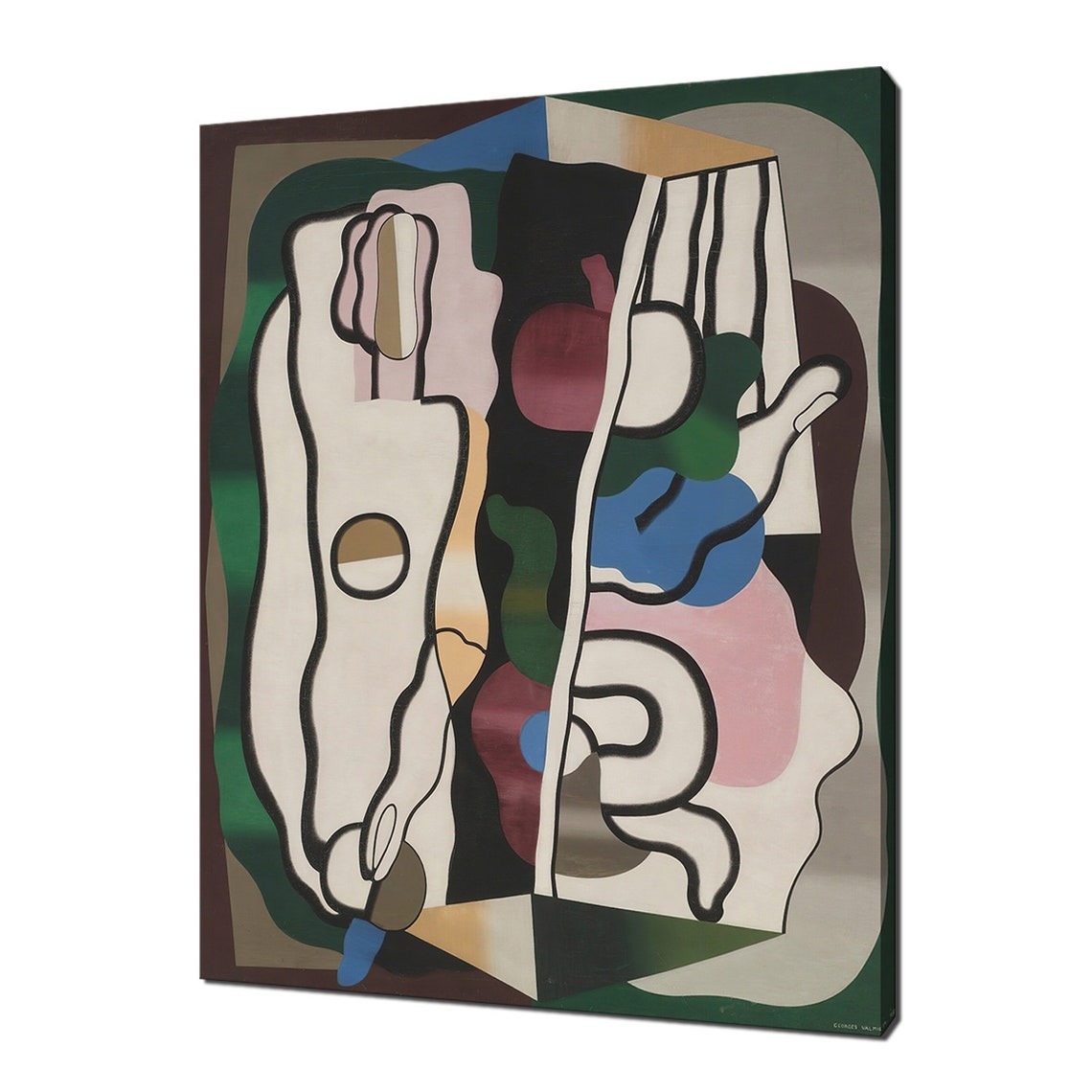 Georges Valmier Eve 1930 Cubist Abstract Figurative Masterpiece Poster