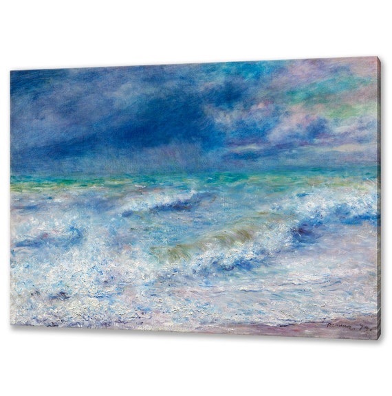 Seascape 1897 By Pierre Auguste Renoir Reproduction Modern Design Home Decor Print Wall Art Picture Ready To Hang