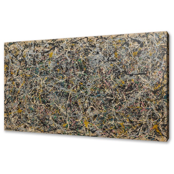 Jackson Pollock Number 1, Modern Decor Art Print