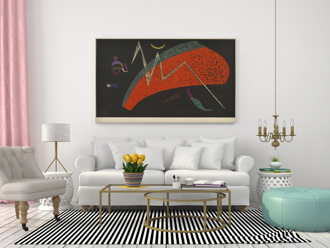 Wassily Kandinsky Watermelon 1939 Classic Design Abstract Decor Reproduction Print Wall Art Picture - Image 2