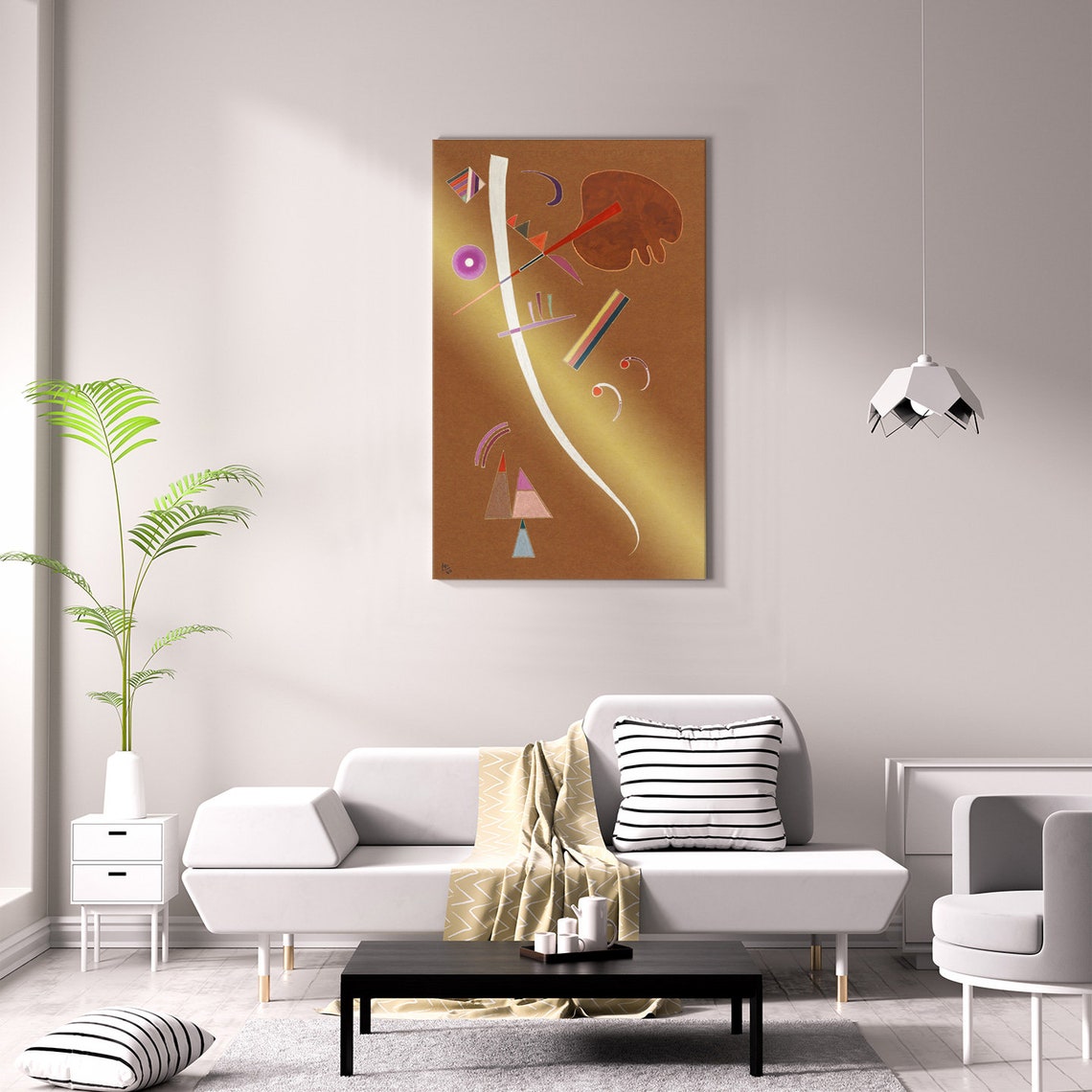 Wassily Kandinsky Ohne Titel Untitled 1940 Classic Design Abstract Decor Reproduction Print Wall Art - Image 2