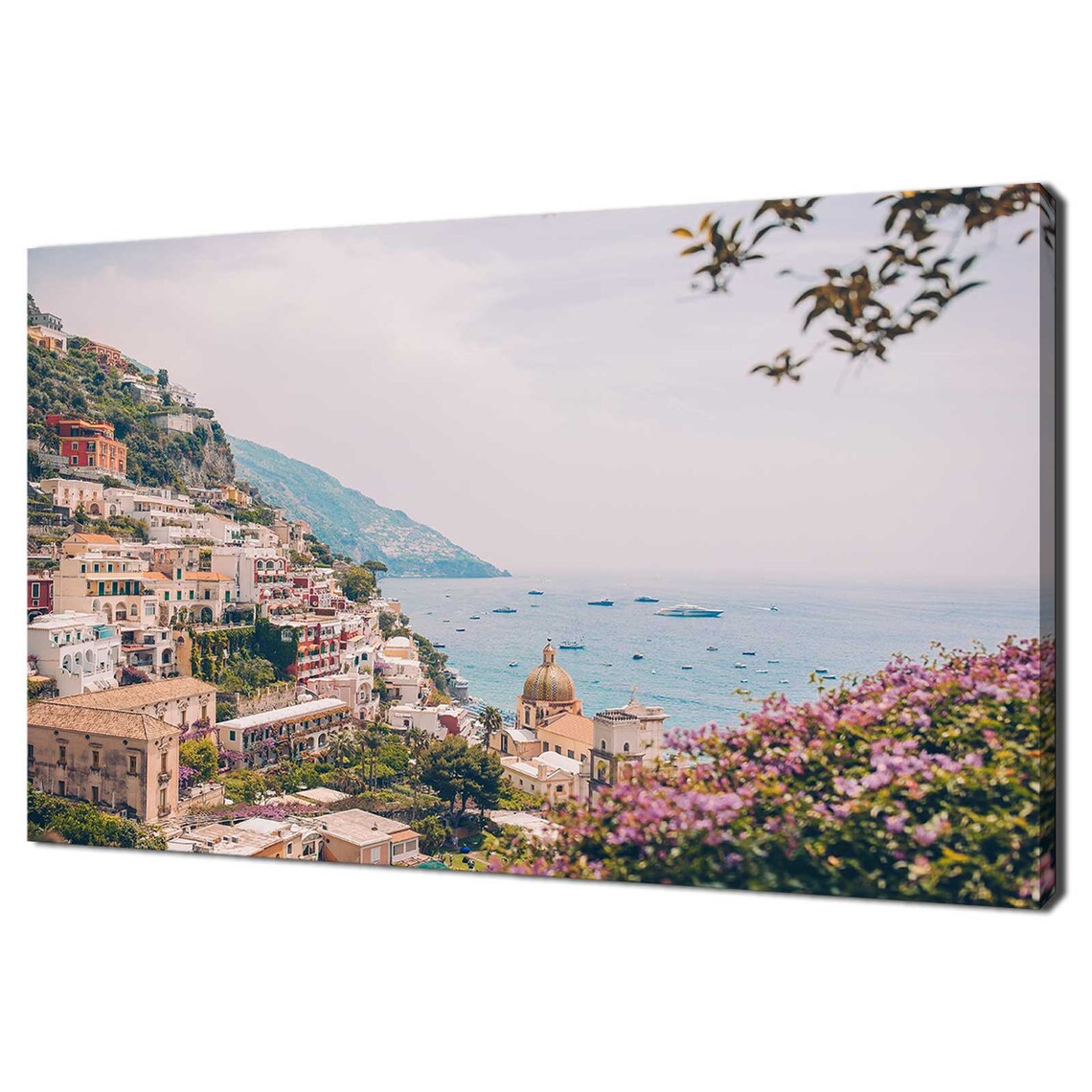 Positano Village, Amalfi Coast Modern Art Print