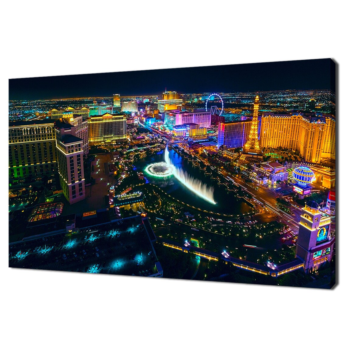 Las Vegas Strip At Night, Modern Travel Poster