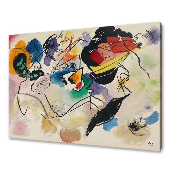 Wassily Kandinsky Entwurf Zu Komposition Vii 1913 Classic Design Abstract Decor Reproduction Print Wall Art