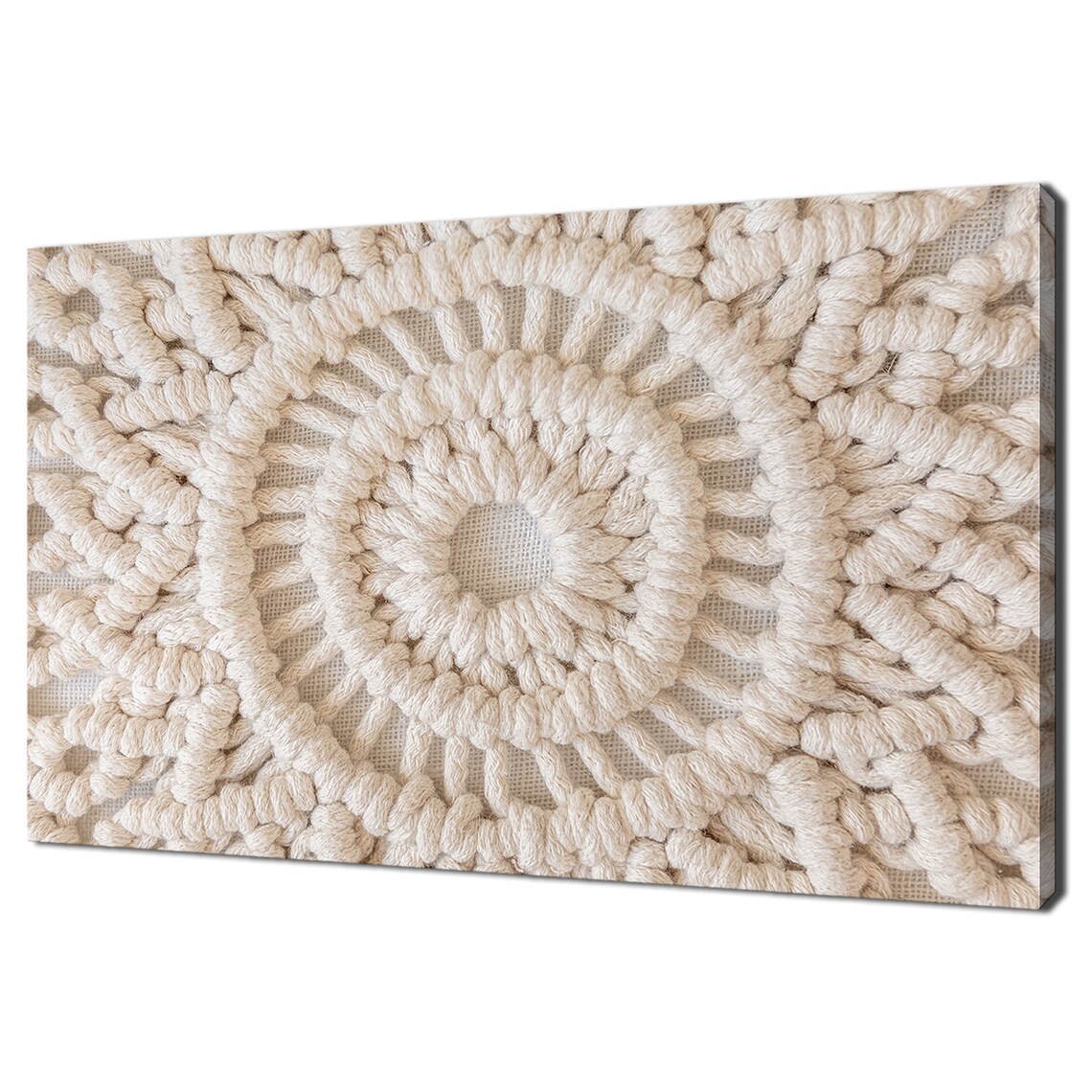 Macrame Texture Pattern, Minimal Modern Design