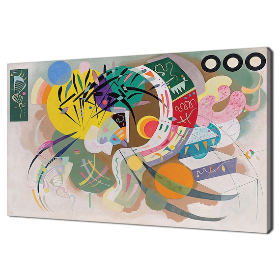 Wassily Kandinsky Dominant Curve 1936 Colorful Abstract Art Poster