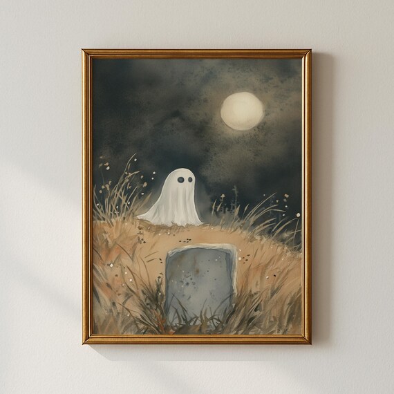 Halloween Print Holiday Wall Art Bathroom Collected Prints Cpp743