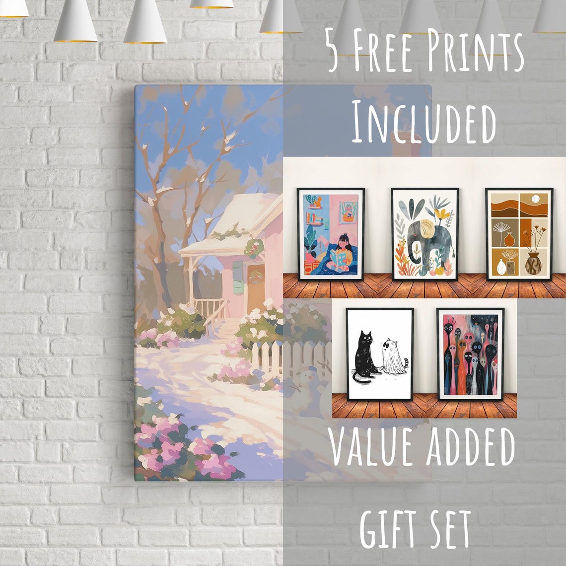 Abstract Modern Art Print - Image 2