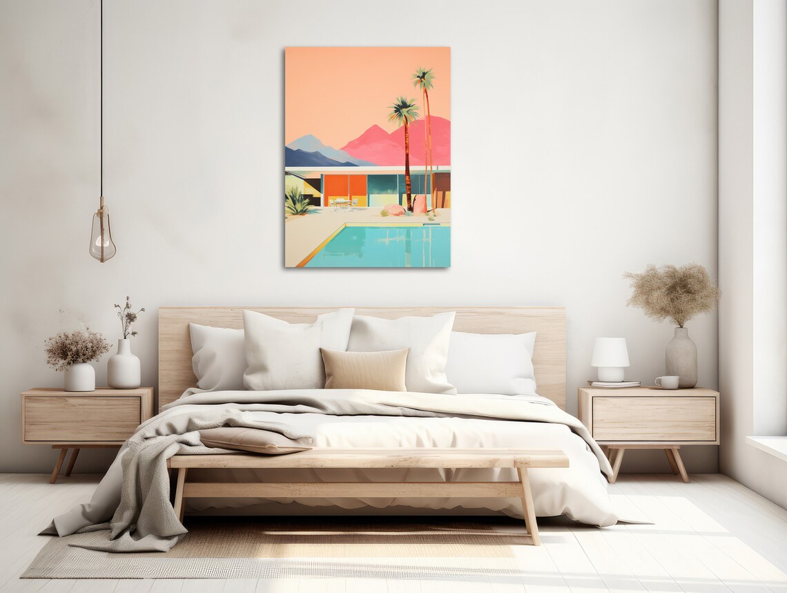 Mid Century Architecture Palm Springs Poster - Image 2