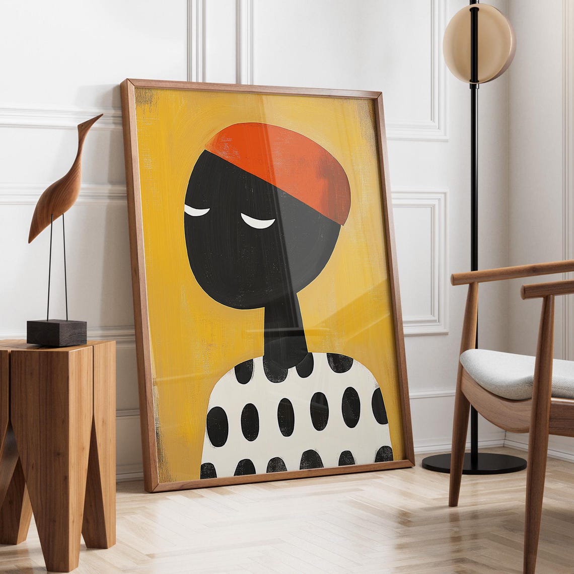 Abstract People Art Print, Nordic Minimalist - Image 4