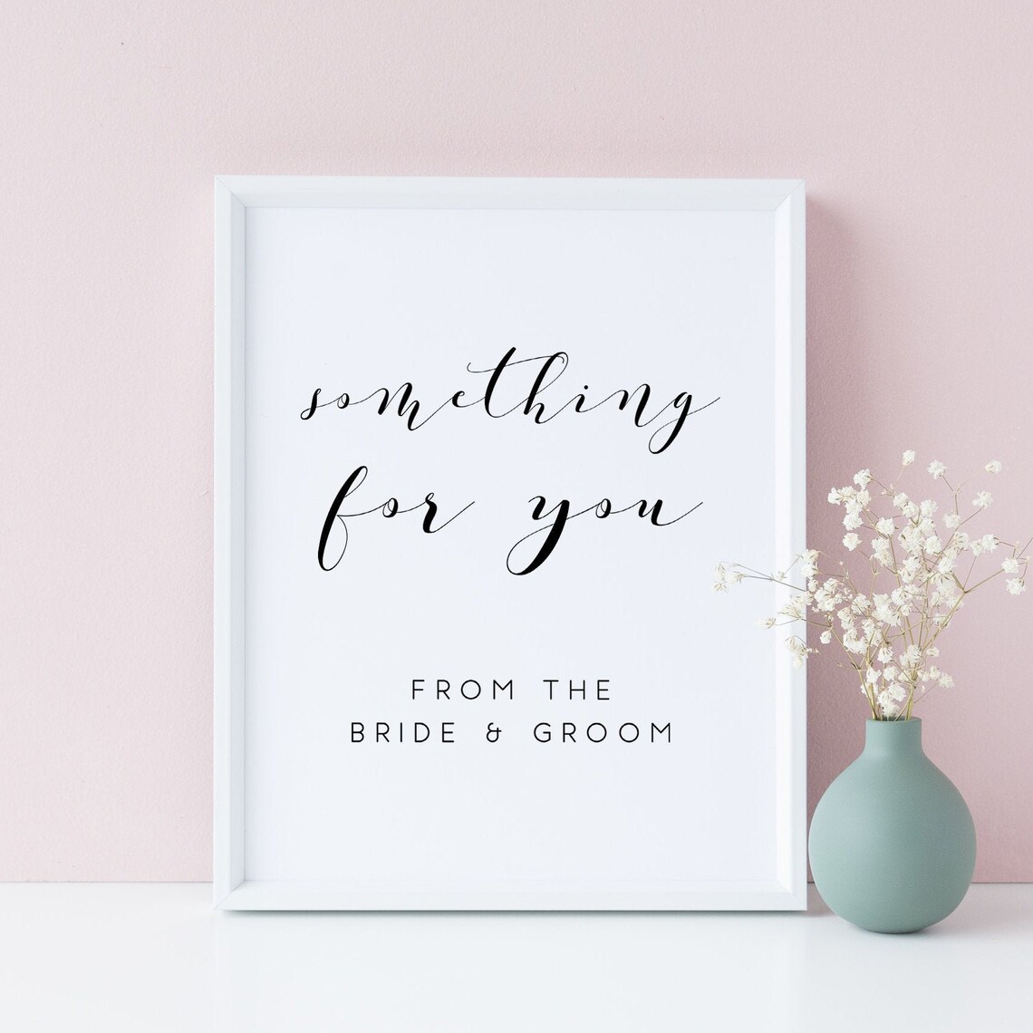 Something For You From The Bride And Groom Our Gift To You Sign Wedding Favors Sign Wedding Favor Sign Reception Signs Wedding Gift Sign