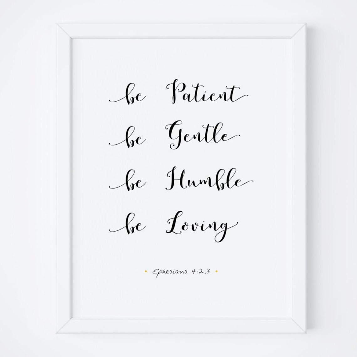 Bible Verse Print Bible Verse Ephesians 4 23 Scripture Print Bible Quotes Prints Bible Verse Wall Art Bedroom Wall Art