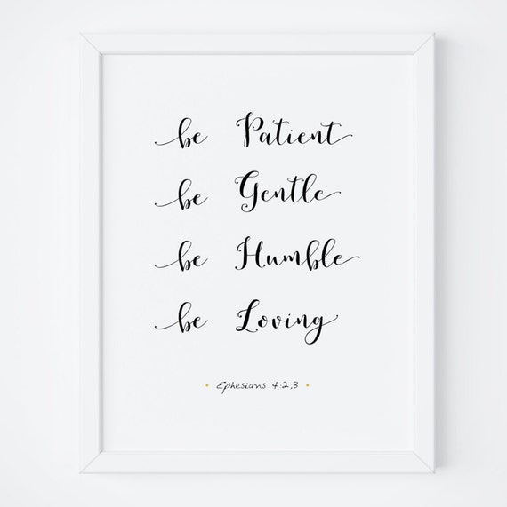 Bible Verse Print Bible Verse Ephesians 4 23 Scripture Print Bible Quotes Prints Bible Verse Wall Art Bedroom Wall Art