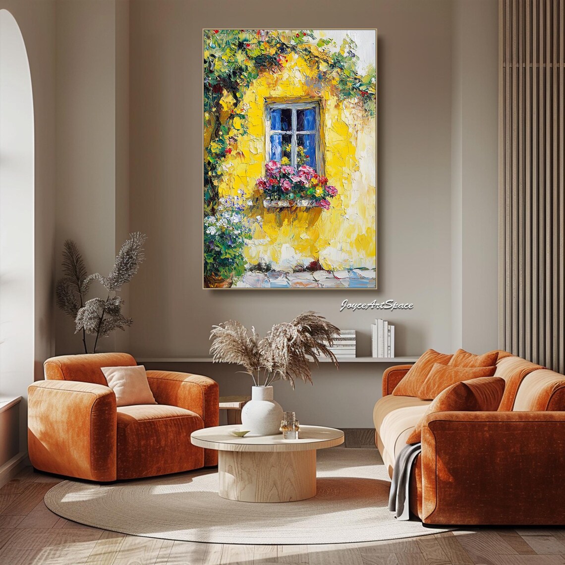 Italian Countryside Flower Art Print, Boho Modern - Image 2